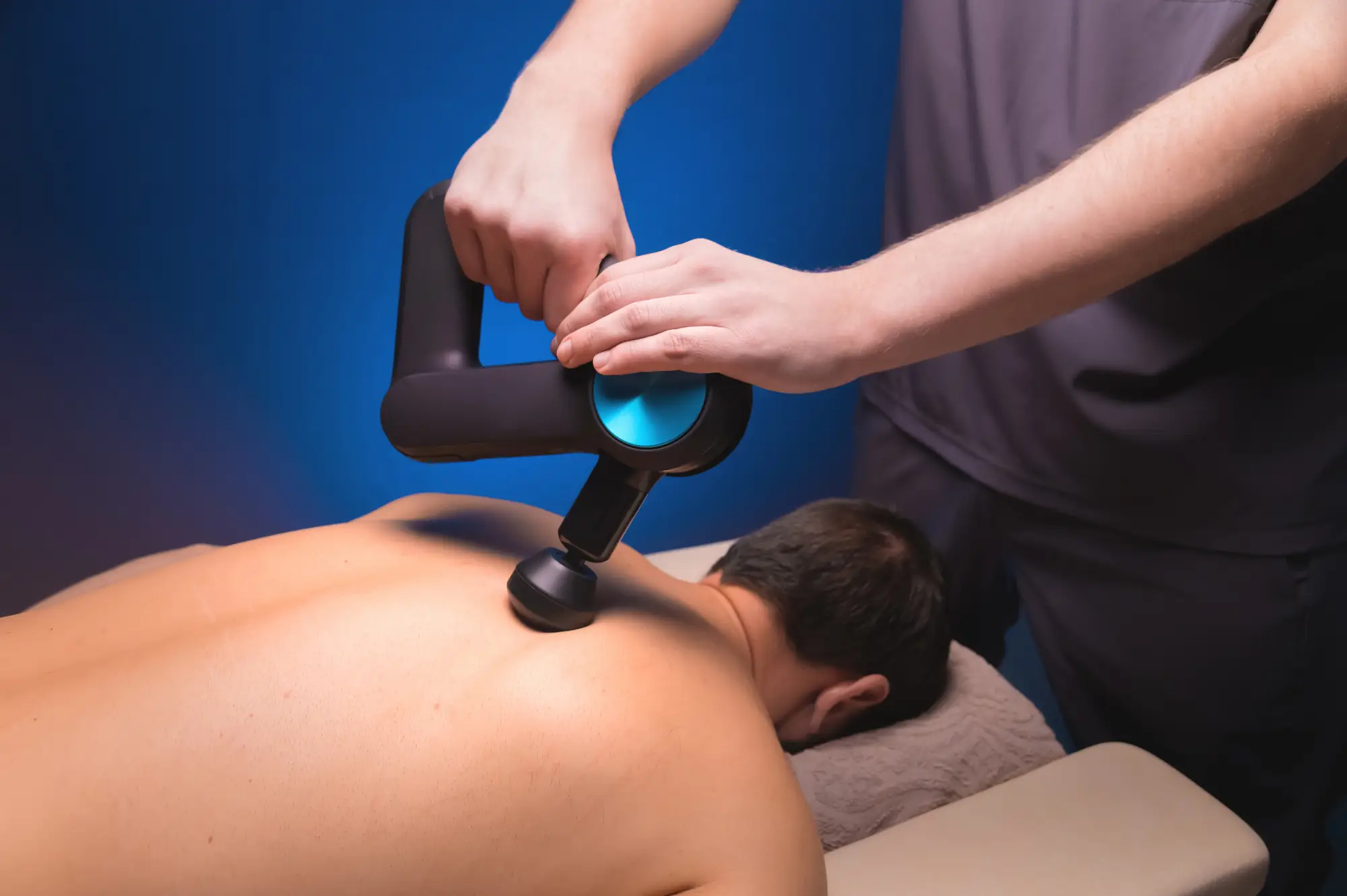 Percussion therapy treatment at Aligned Health in Laguna Hills